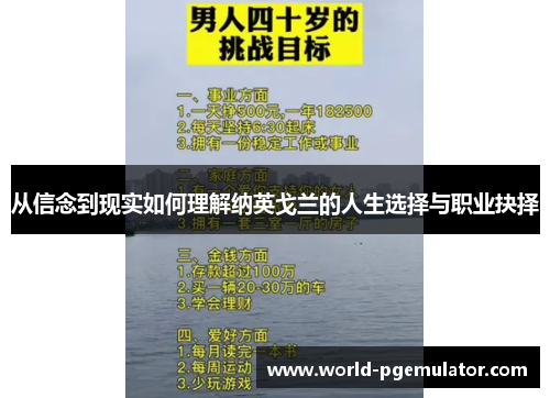 从信念到现实如何理解纳英戈兰的人生选择与职业抉择 从信念到现实如何理解纳英戈兰的人生选择与职业抉择